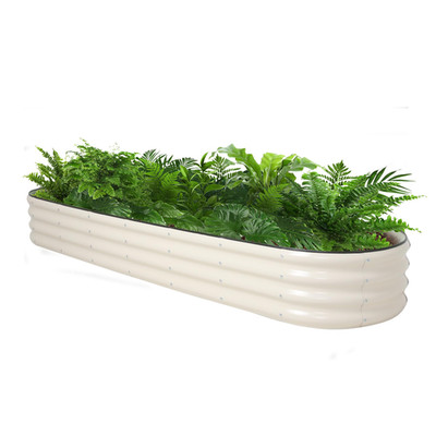 Toboom Galvanized Raised Garden Bed Kit Outdoor Metal Garden Planter For