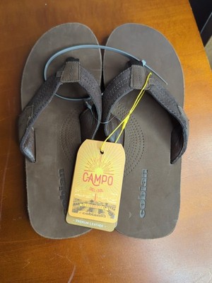 COBIAN CAMPO DEL SOL Men's Lazo Brown Flip Flop Sandals (LZO24-200-08) SIZE 8