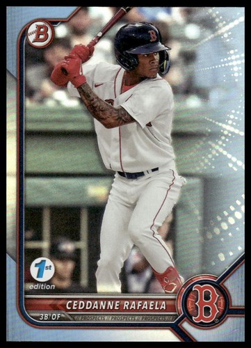 2022 Bowman Draft 1st Edition #BD-104 Ceddanne Rafaela Sky Blue - 第 1/2 張圖片