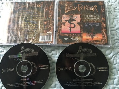 Holy Terror - Mind Wars / Terror & Submission 2CD 1998  Powerage UK Import  READ