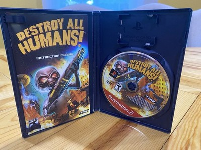 Destroy All Humans Rental Art - PlayStation 2 PS2 Complete CIB Tested