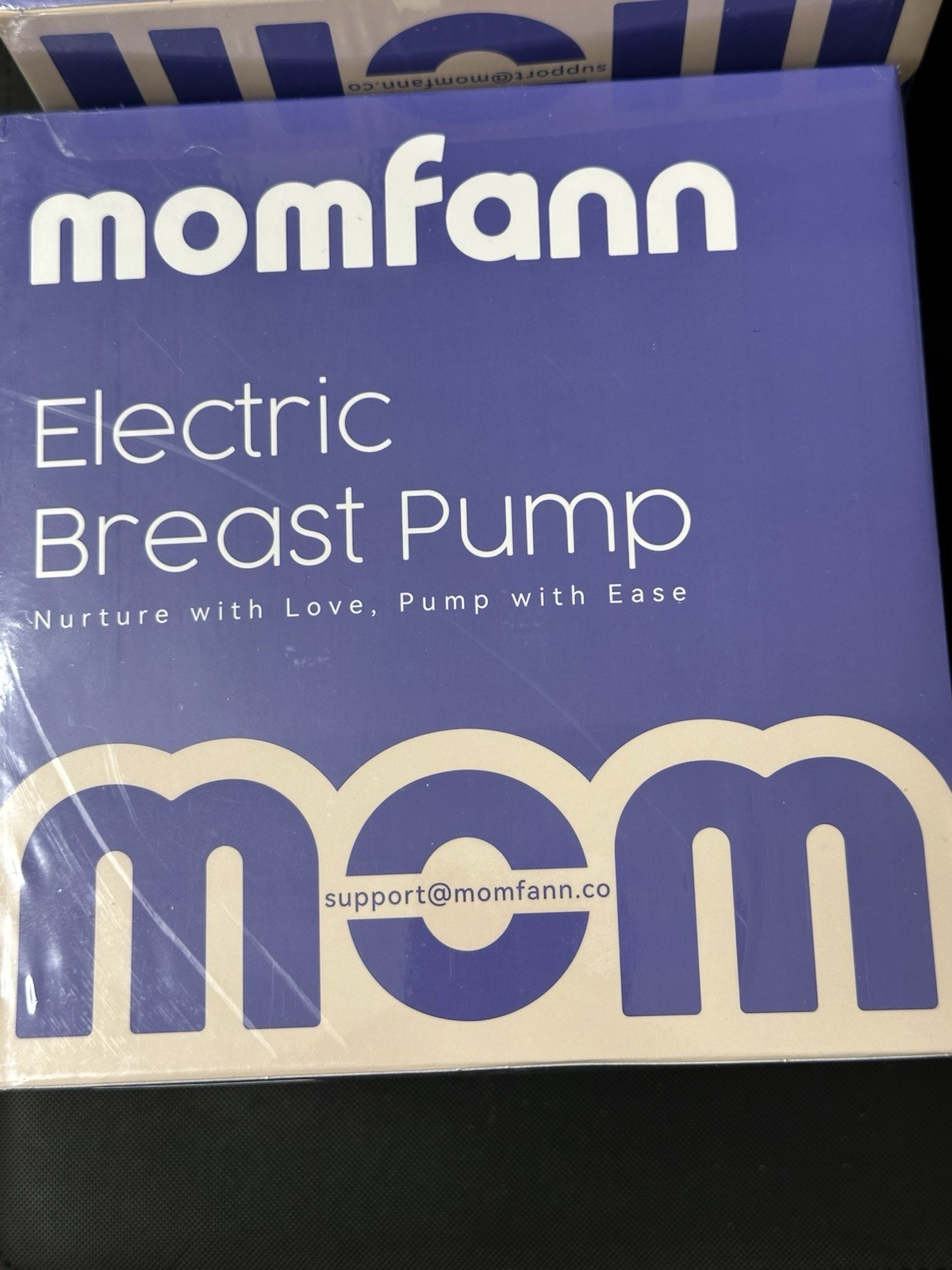 Momfann Wearable Breast Pump with APP Control Portable Hands-Free Nursing Pump in Purple-image