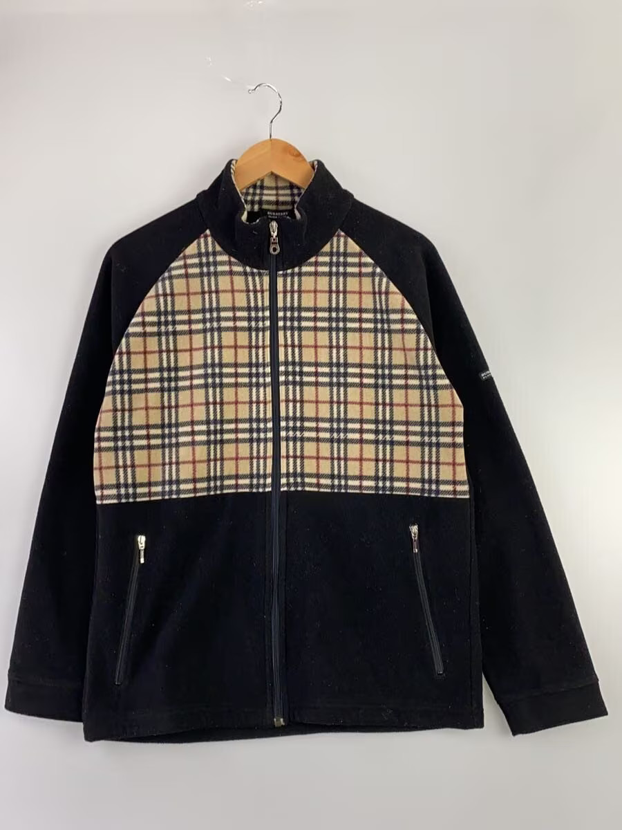 BURBERRY BLACK LABEL Fleece Jacket black 2
