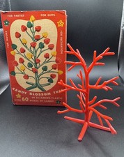 Vintage E. Rosen Co Red Plastic Candy Blossom...