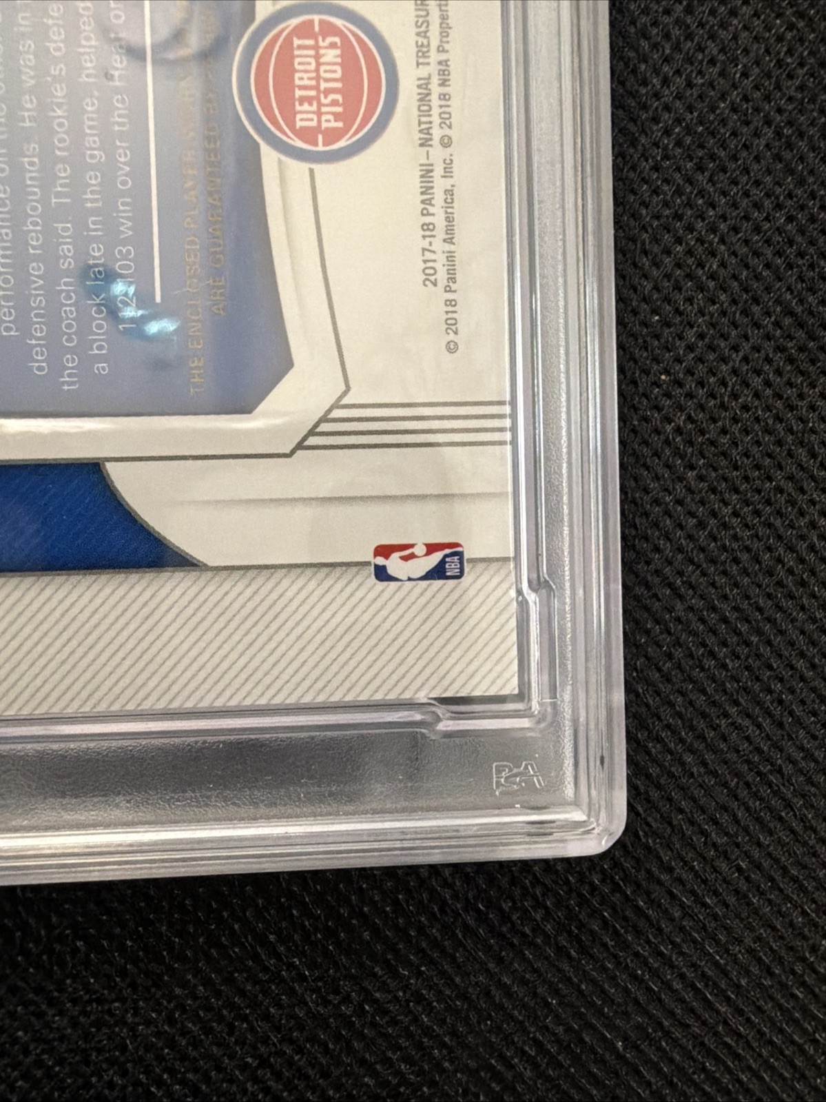 Luke Kennard Rookie Patch Auto Bronze RPA /25 - 2017 National Treasures - PSA 9 view 16