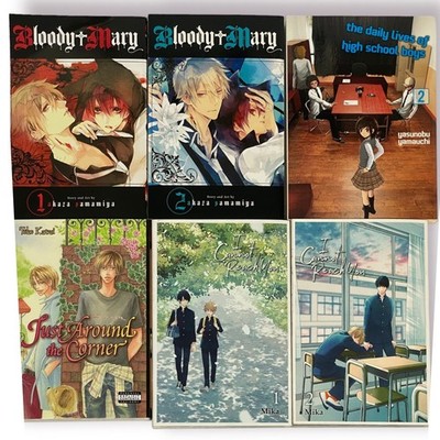 Lot Of 6 Japanese Graphic Novels - Toko Kawai, Mika, Yamauchi , Samamiya