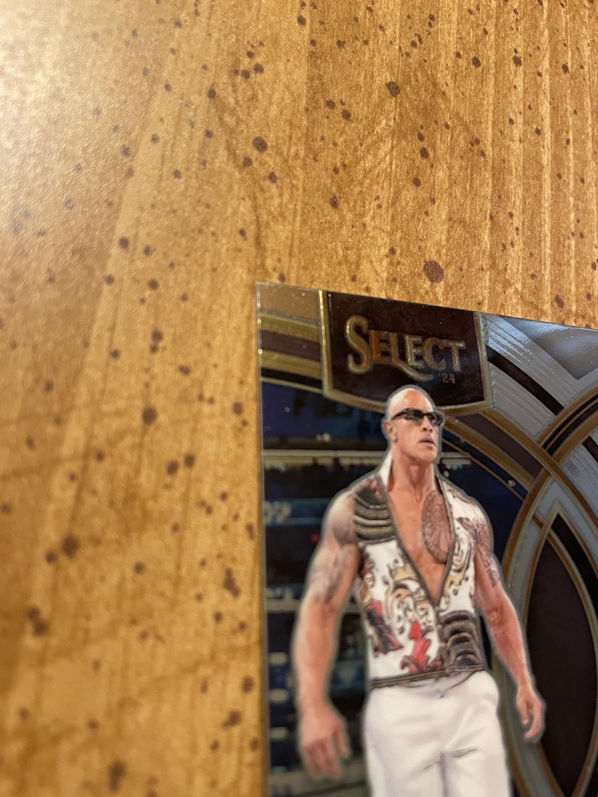 2024 Panini Select WWE The Rock Premier Level Base #176 Card WWF Dwayne Johnson  view 4
