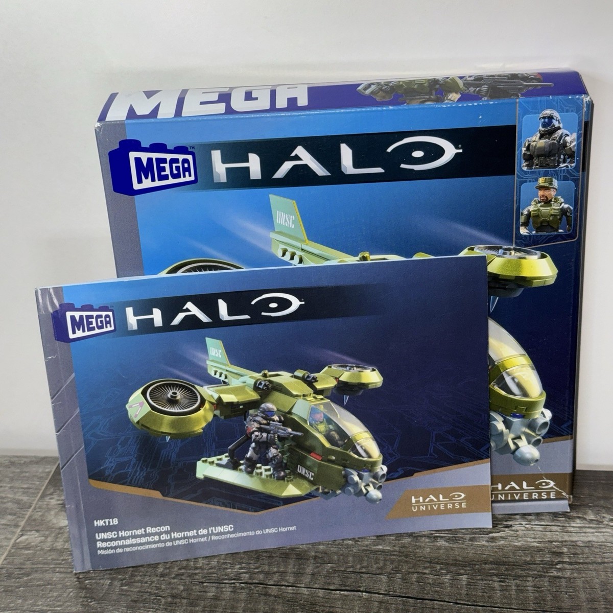 Mega Halo HKT18 Hornet Recon Stacker ODST Figures Weapons Box