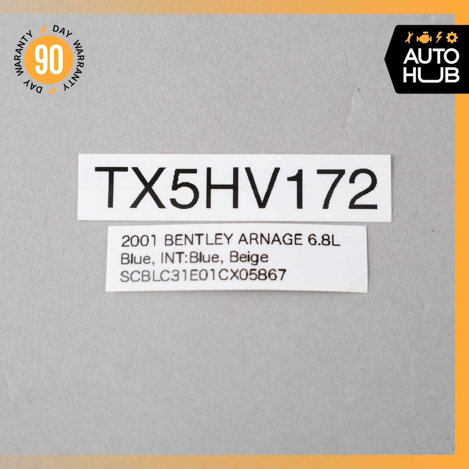00-02 Bentley Arnage 6.8L V8 Transmission Control Module Unit PL55301PB OEM