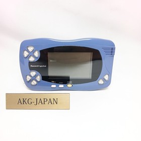 Bandai WonderSwan Swan Crystal Blue Violet Console System No Box Tested Japan