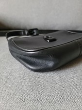 Lancel Paris 10" Black Leather Shoulder Crossbody Handbag Purse Luxury Designer 13