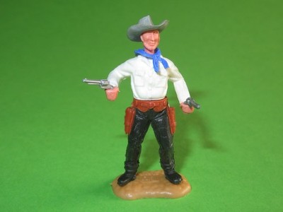 Timpo Toys   Cowboy Doppelschütze  Wild West Figur  Gunfighter