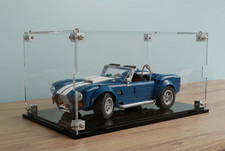 Lego 10357 Shelby Cobra 427 S/C Plexiglass 3mm Showcase Figure Set