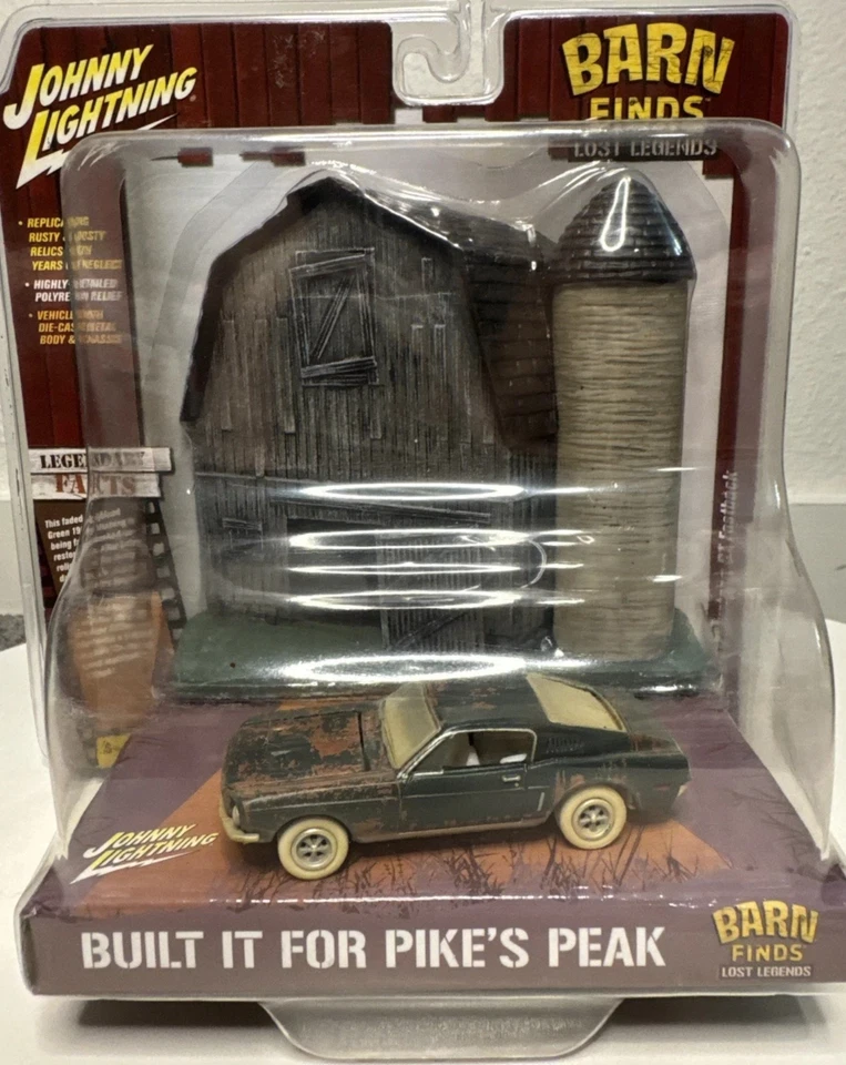CHASE JOHNNY LIGHTNING 1:64 1968 FORD MUSTANG FASTBACK BARN FINDS LOST LEGENDS!! - Image 2 of 4