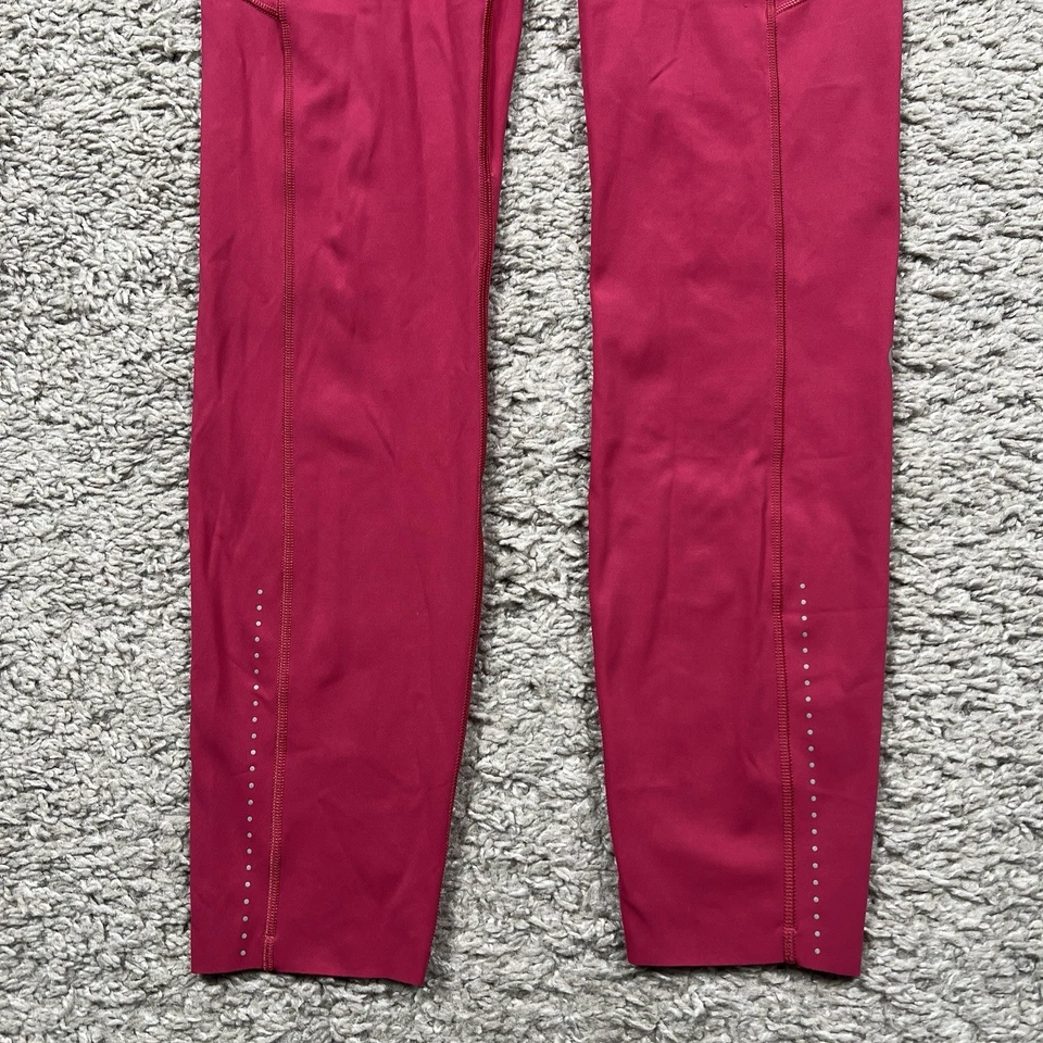 "Amallado Lululemon Fast Free 7/8 II 25"" Nulux para mujer talla 6 en rojo violeta" Foto 2 de 4