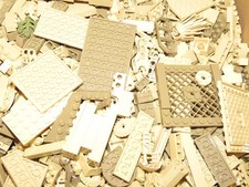 1 kg  LEGO Steine in der Farbe Tan, Dark Tan  Kiloware ca. 700 Teile