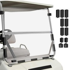 Golf Cart Clear Fold Down Windshield Windscreen For Club Car DS 2000-UP