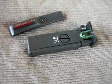 Thompson Center Encore Round Barrel Fiber Optic Front & Rear  Rifle Sights