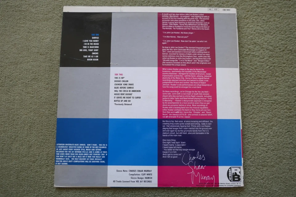 JOHN LEE HOOKER – THIS IS HIP LP – Nr MINT UK 1980 BLUES - Image 2 of 2