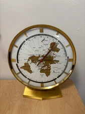 RARE WINDUP Kundo Kieninger & Obergfell World Desk Clock