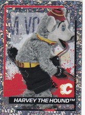 2024-25 Topps NHL Sticker - Mascot Foil - #73 HARVEY THE HOUND-CALGARY