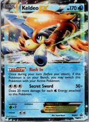 Keldeo EX BW61 Black & White Black Star Promo