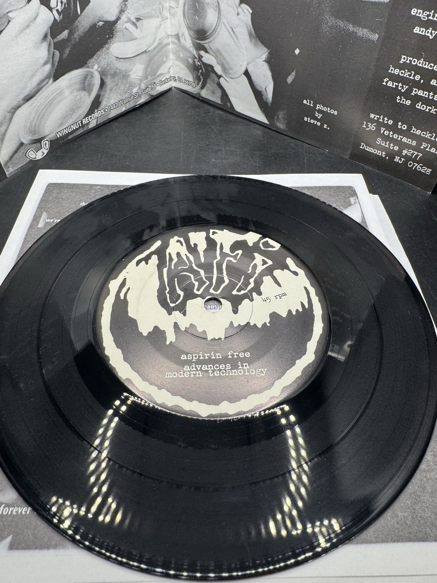 AFI / HECKLE - Self Titled Limited Edition WHITE Vinyl 7
