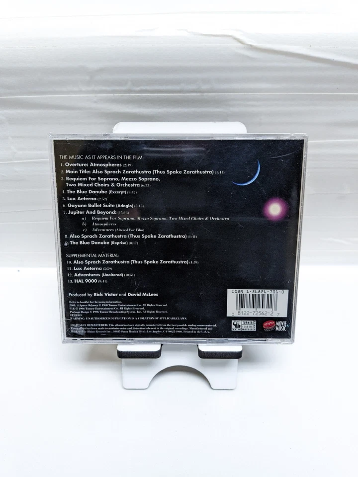  2001: A Space Odyssey Original Soundtrack CD OOP HTF RARE BRAND NEW SEALED - Image 2 of 2