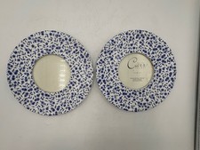 Carr Picture Frames-Blue & White Foral Set of 2 for 3.5” X 3.5” Pictures
