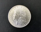 1883 CC Morgan Silver Dollar, 90% Silver, Carson City Mint,  BR Unc, ? Mid MS