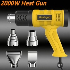 2000W Heat Gun Electric Hot Air Gun Stepless Temperature Heater 4 Nozzles Tool