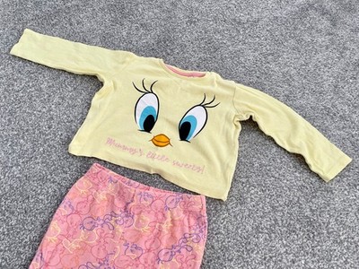 Baby Mädchen Looney Toons Tweety Pie ''Mummy's Little Sweety'' Pyjama Set - 12-18m