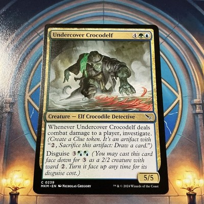 MTG Undercover Crocodelf (239/499) Murders at Karlov Manor M/NM 