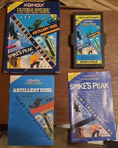 New ListingAtari 2600 Spike's Peak Xonox Artillery Duel Double Ender 1983