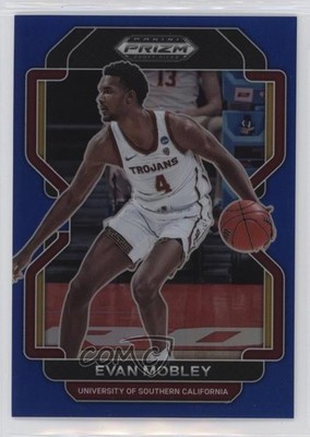 2022-23 Panini Prizm Draft Picks Blue Prizm 143/199 Evan Mobley #17 1pe9