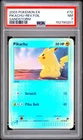 2003 POKEMON EX SANDSTORM #72 PIKACHU-REVERSE FOIL PSA 7