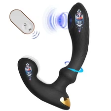 Powerful Flapping Prostate Massager Dual Motor Male Waterproof Vibrators