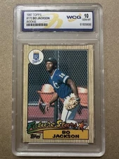 BO JACKSON 1987 TOPPS #170 RC ROOKIE WCG 10 GEM-MINT