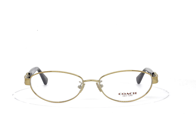 COACH EYEGLASSES Gold Tortoise frame 52-16-135 5062 9099 U10  display picture 3