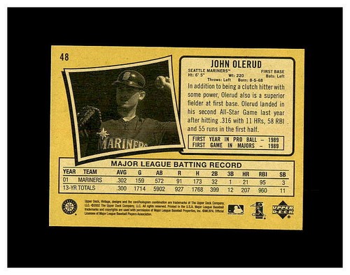 JOHN OLERUD YOU PICK EVERY CARD ROOKIES, INSERTS HIGH GRADE CARDS HUNDREDS!!! - Picture 246 of 260