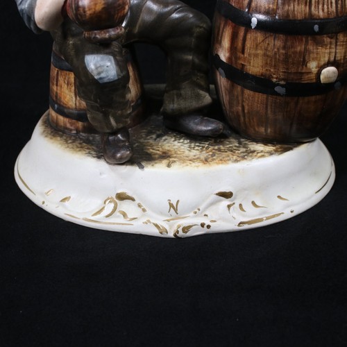 Capodimonte Hobo Alter Mann Fass Wein Italienisch Trinken Betrunken Brummen Porzellan - Bild 11 von 16