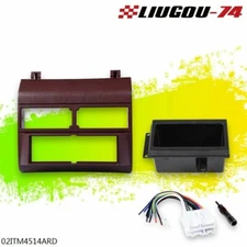 Car Stereo Radio Molded Red Dash Pocket Bezel Fit For Chevy GMC Trucks 1988-1994