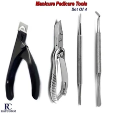 Chiropody Acrylic Tip Cutter Spring Action Cutter & Nail File Manicure Pedicure