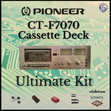 Pioneer CT-F7070 Cassette Deck Ultimate Upgrade Kit Genuine Parts Restoration