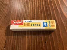 Vintage original Scripto Thin pencil lead HB In Box 12 Leads