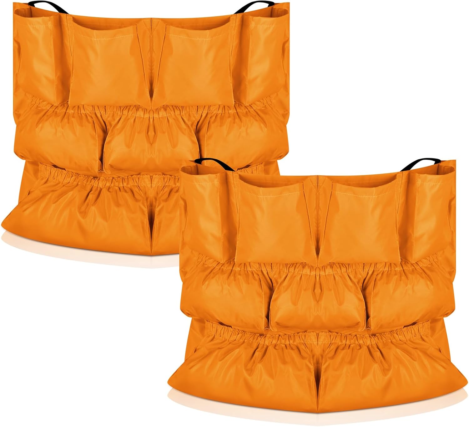 Trash Can Caddy Bag Cleaning Caddy Bag for Garbage Bins Trash Bag Holder Cart Ga-image