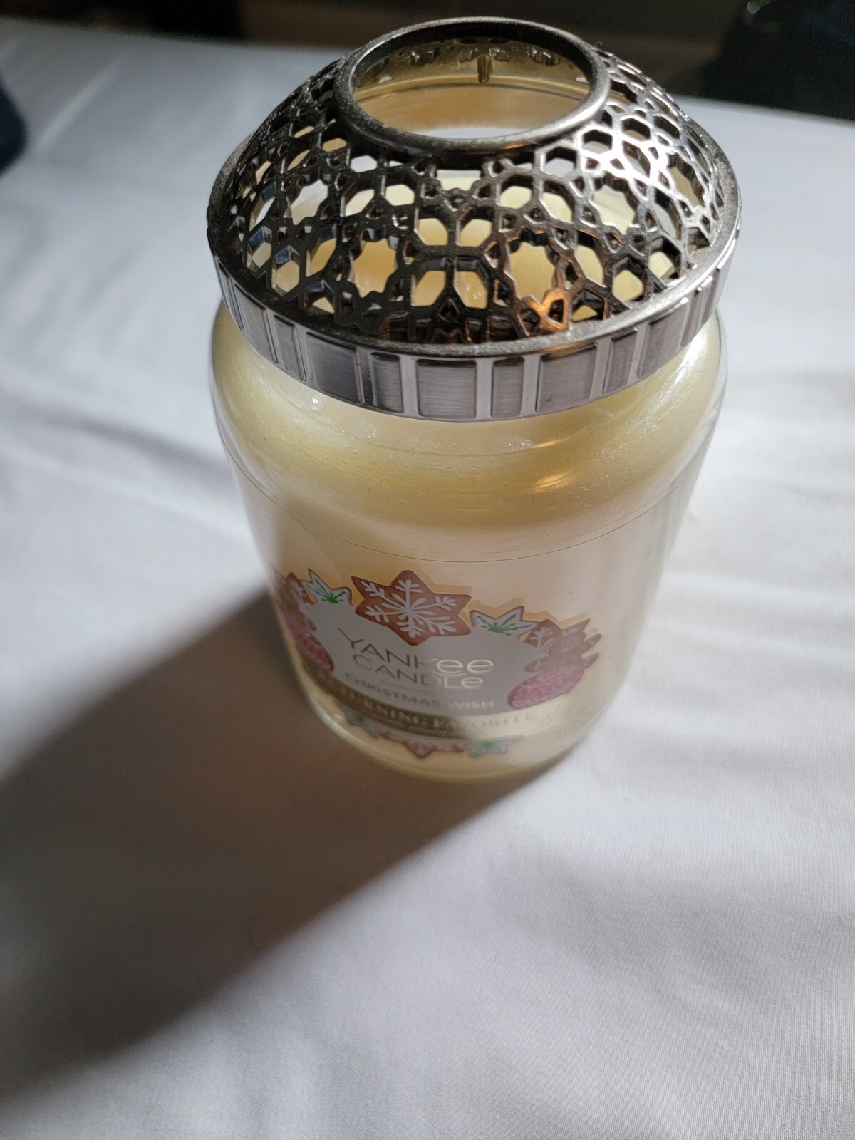 Yankee Candle Illuma Lid Silver Helix Star Design eBay