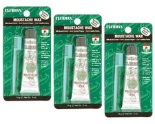 Clubman Moustache Wax Hang Pack Neutral - 0.5 oz 3 packs Combo