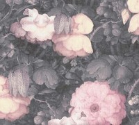 Vliestapete Blumen Vintage Grau Rosa Metropolitan Stories 36921-2 (3,09€/1Qm)