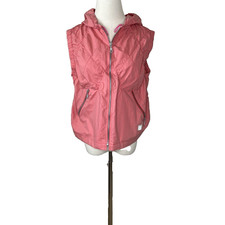 Marithe Francois Girbaud Coral Nylon Cargo Vest 2000's Vintage Size Xs/small